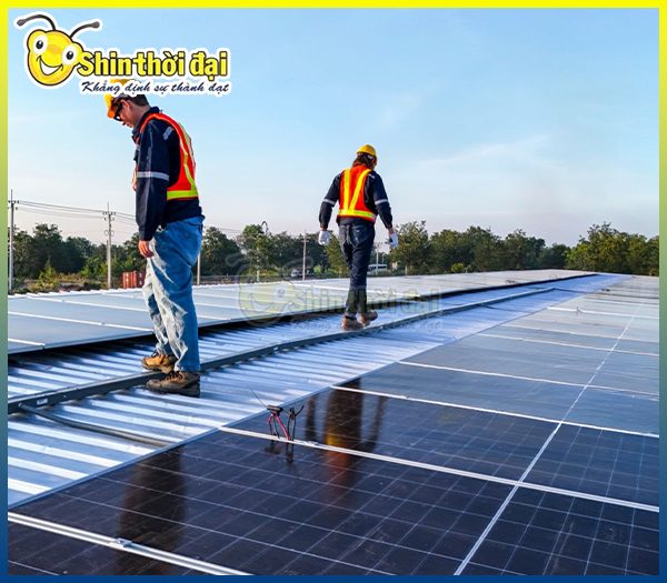 Vệ sinh tấm pin năng lượng mặt trời